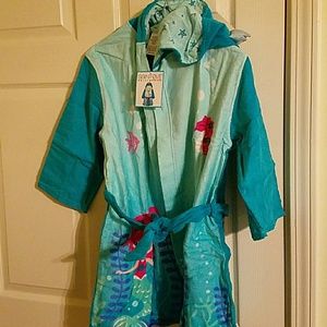 Saint Eve Swim Swim - Kids Hooded Robe Towel Saint Eve Swim Swim - Kids Hooded Robe Towel